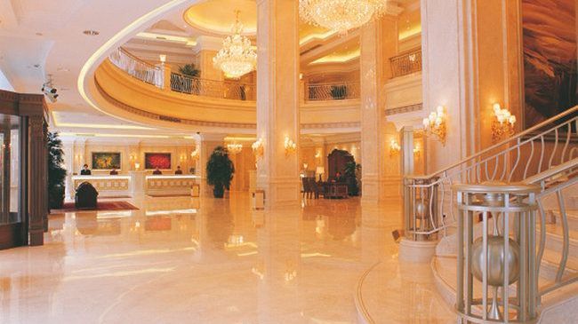 Central International Hotel Sanghaj Beltér fotó
